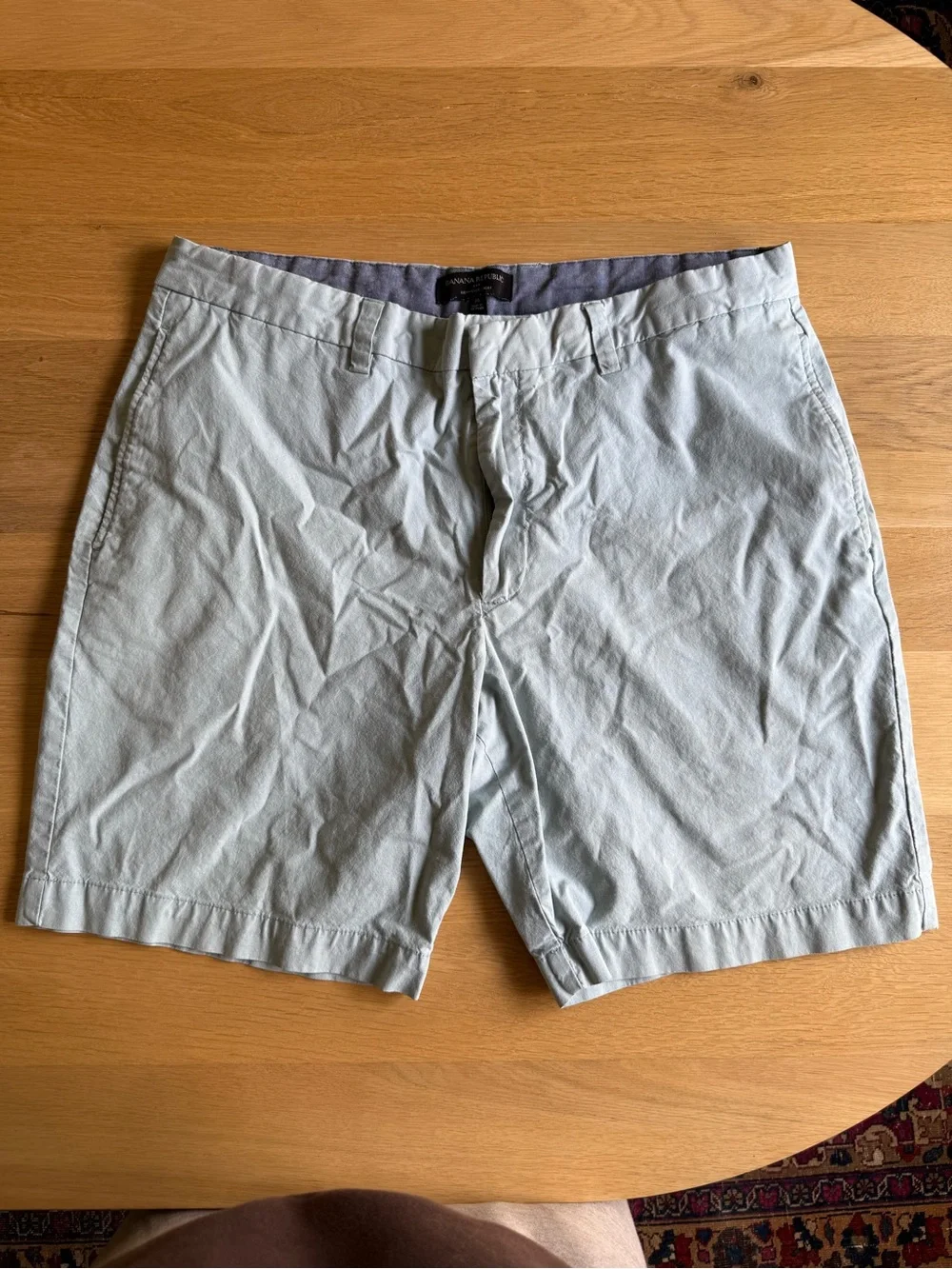Banana Republic Men's Light Blue Chino Shorts